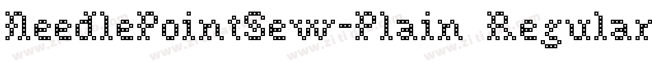 NeedlePointSew-Plain Regular字体转换